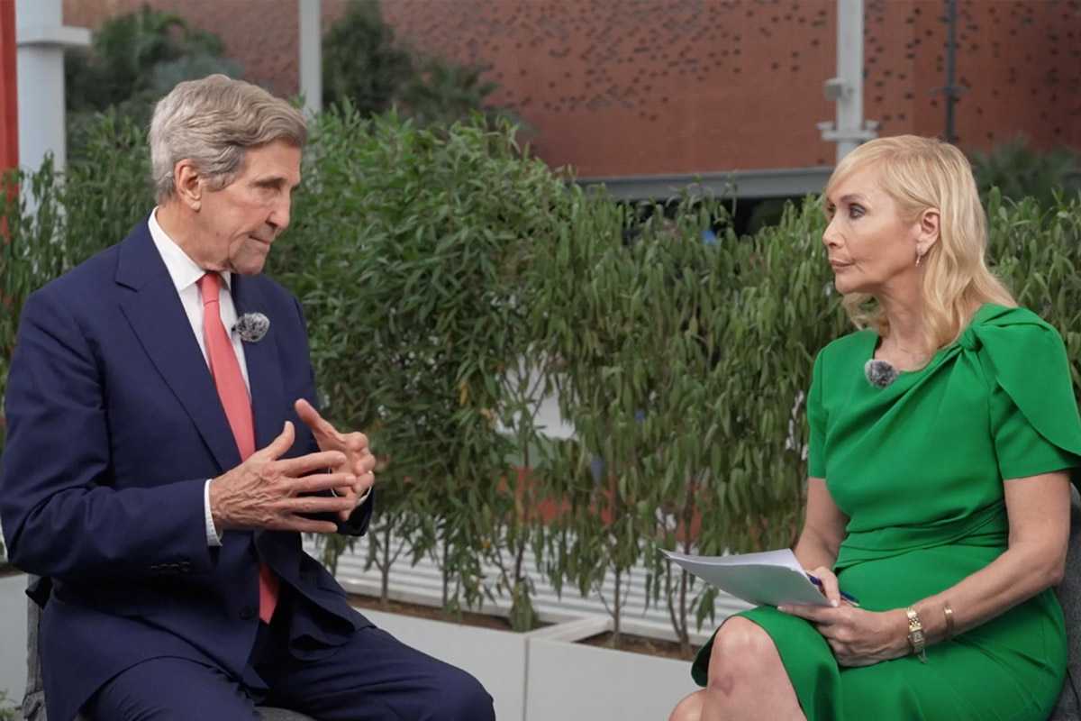 Secretary Kerry news interview at COP28