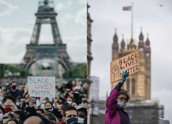 BLM Protests in Europe
