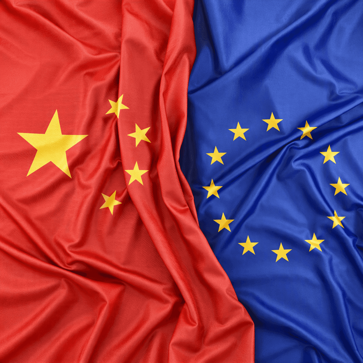 eu china flags