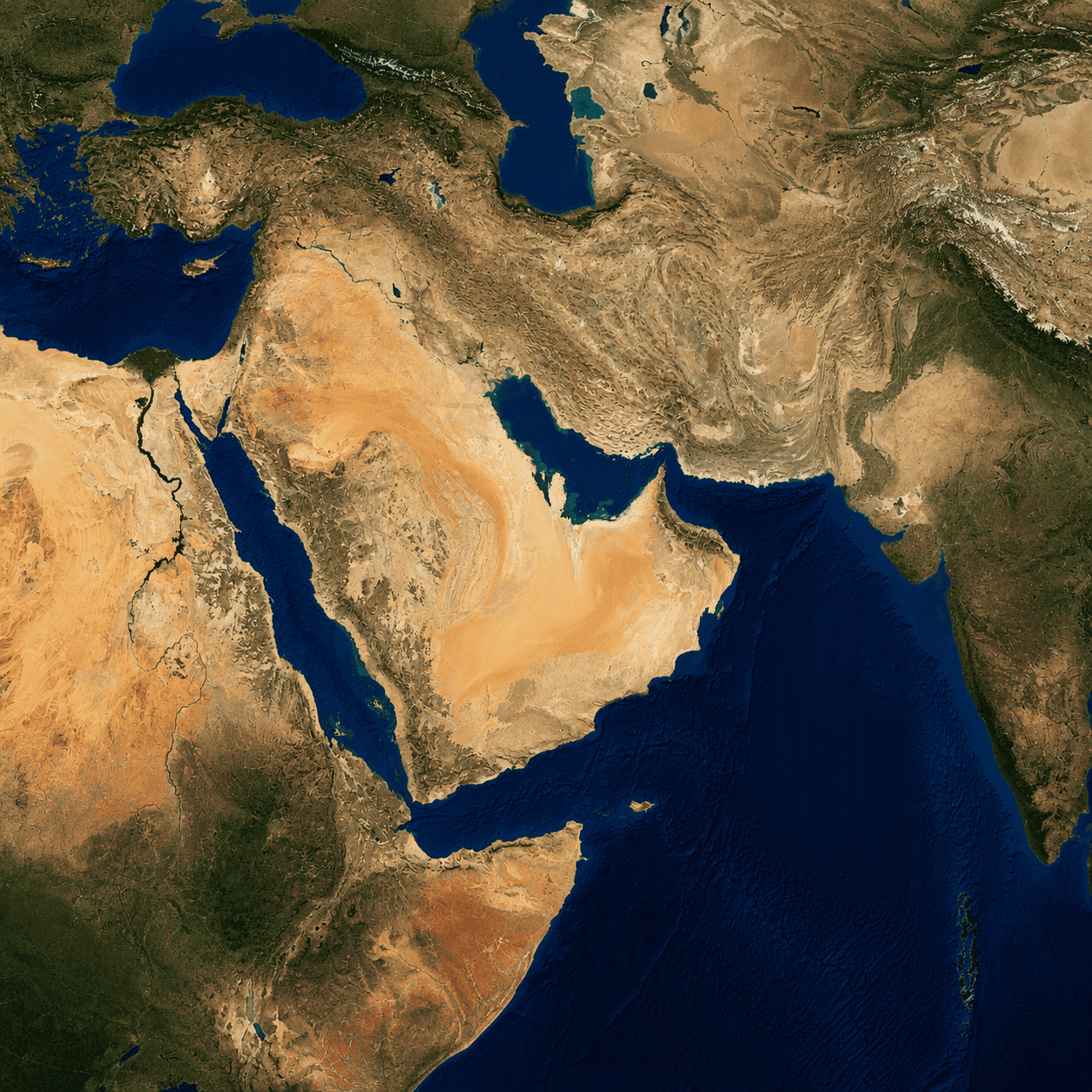 middle east map
