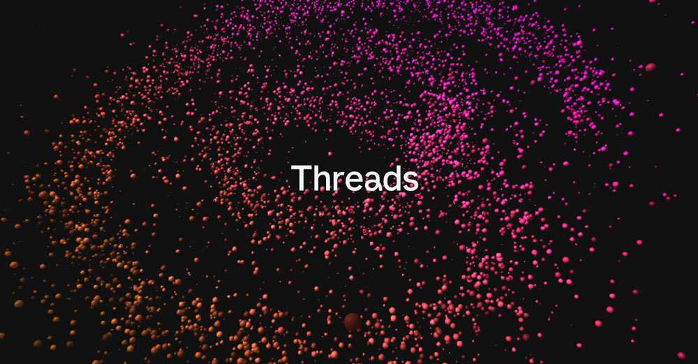 Threads home page