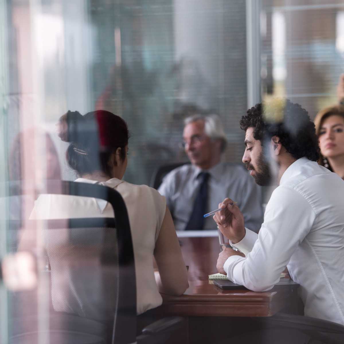 people in boardroom