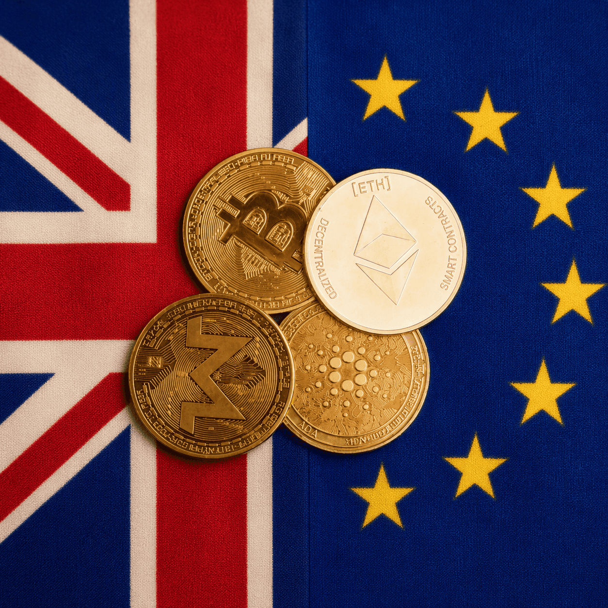 crypto with uk + eu flag