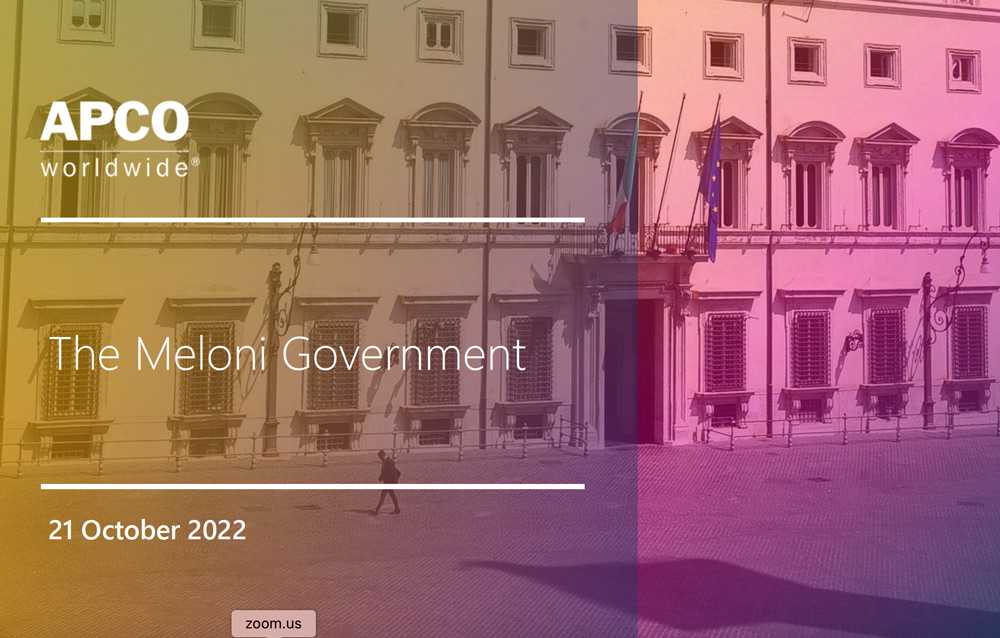 Meloni Government Report