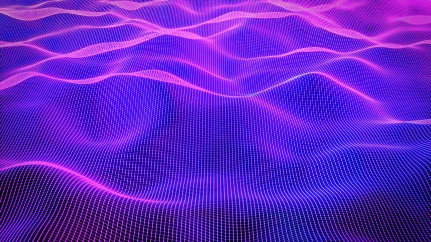 Purple technology waves
