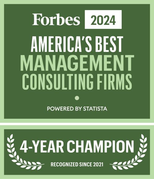 America's Best Management Consulting Firms - 4-Year Champion