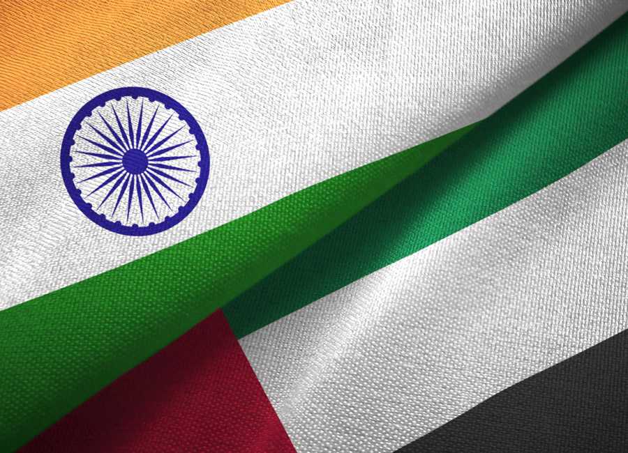 India-UAE-Flags