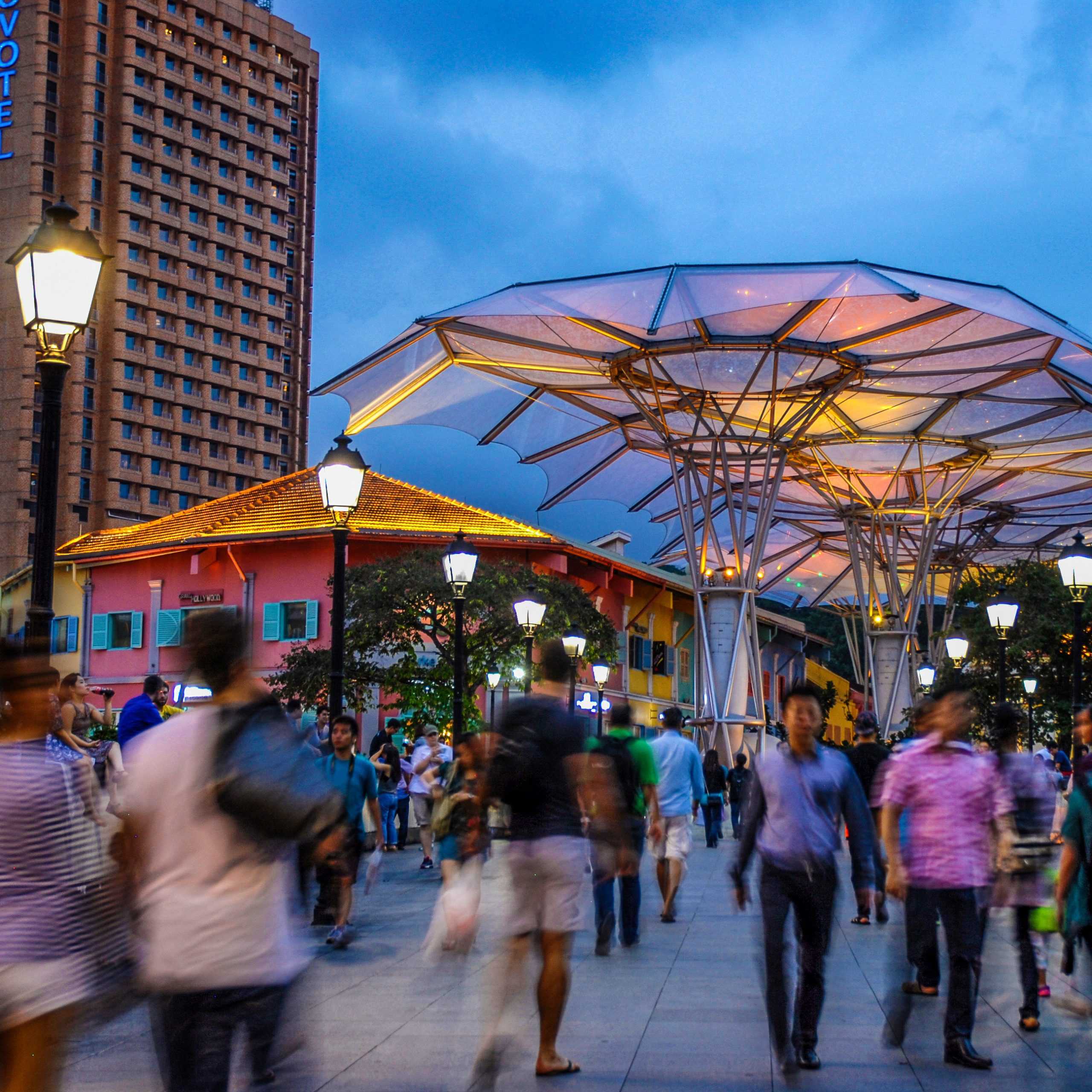 Singapore - people walking